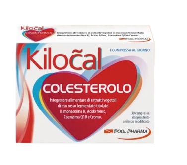 Kilocal colesterolo 30 compresse per controllo colesterolo - Pool Pharma Srl